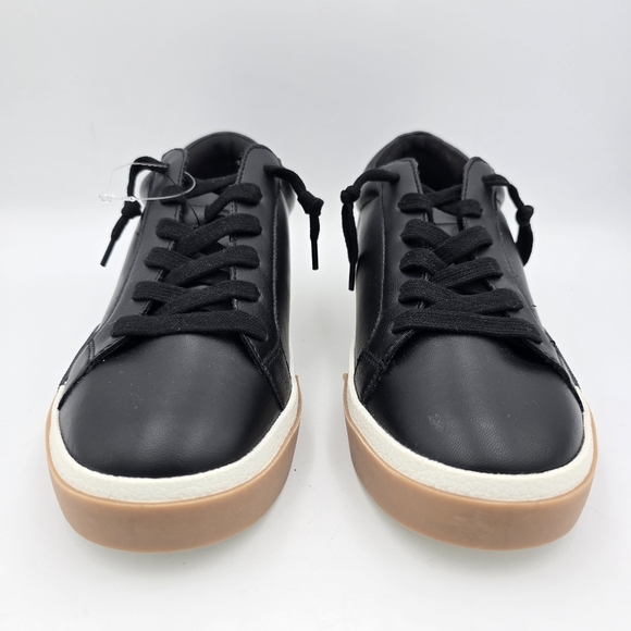 NWOT DV Dolce Vita Harryson Lace-Up Sneakers, Black/White/Tan, Women's Size 8.5 - Picture 3 of 13